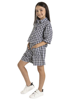 Ком.:блузка,шорты для девочки О56918 - Карамелли фото 3