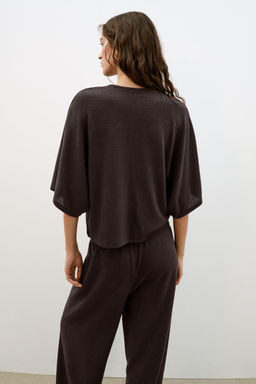 TOP R?STICO MANGA CORTA / Crudo - Zara фото 19