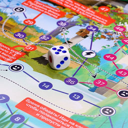 Цена за 2 шт. Настольная игра ходилка-бродилка для детей «Большое приключение», 2-4 игрока, 3+