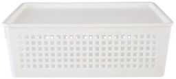 Лоток 3,7л с крышкой 270*190*90мм белый