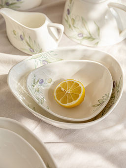 Салатник 1100мл белый фарфор - Lucky фото 6