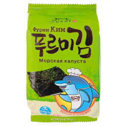 Блок (6 уп. по 10 г) Морская капуста (22 листа) Furmi Kim, Корея, 10 г х 6 шт. Акция