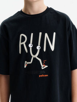 PELICAN, футболка для мальчиков, Черный  фото 4