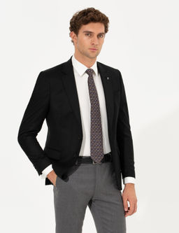 Черная зауженная куртка - Cacharel фото 3