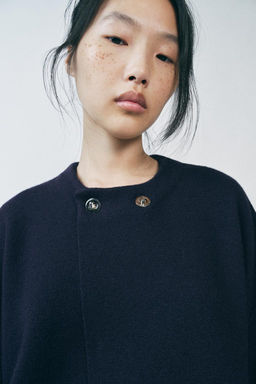 KNIT JACKET WITH METAL FASTENING - Zara фото 14