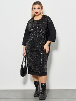 Платье 0125-8а чёрный кристалл - Aquarell фото 7