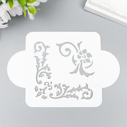 Трафарет пластиковый «Узорчик» 10×10 см