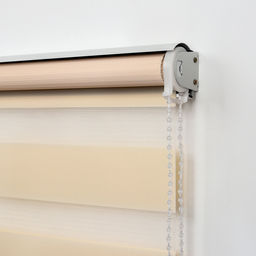 Штора рулонная День-Ночь, 120180 см (с учётом креплений 3,5 см), цвет бежевый - Simaland фото 3