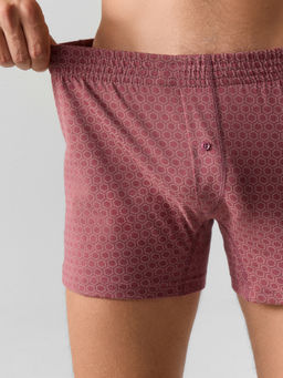 Цена за 2 штуки! Трусы мужские бордовые с принтом - Mark formelle фото 4