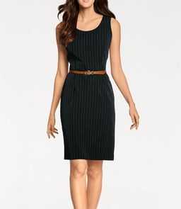 Платье, черно-белое