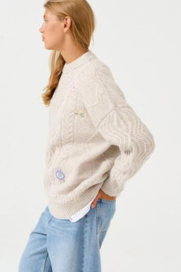 Джемпер 2918 анютины глазки