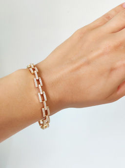 Браслет с цирконами