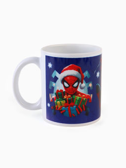 Кружка новогодняя сублимация 320 мл, Человек-паук