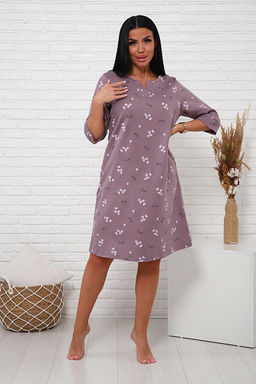 Сорочка теплая, футер с начесом (01035) - Плиона фото 30