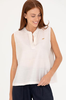 Kad_n Krem V Yaka Kolsuz Ti__rt - U.s. polo assn фото 2