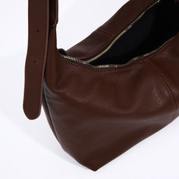 Сумка-багет на молнии, цвет коричневый - Simaland фото 5