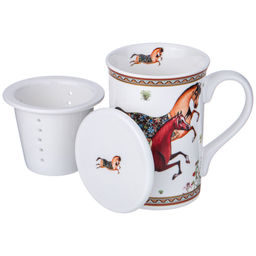 КРУЖКА ЗАВАРОЧНАЯ LEFARD COMPLIMENT С СИТОМ И КРЫШКОЙ 300 МЛ (КОР=24ШТ.)  фото 4