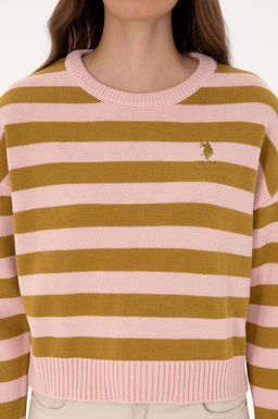 Kad_n Pudra _izgili Bisiklet Yaka Kazak - U.s. polo assn фото 6