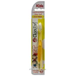 Детская экстра мягкая зубная щетка Dok Bua Ku Kids Twin Lotus (3-6 лет), Таиланд