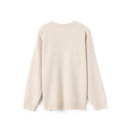 Джемпер женский MINAKU: Knitwear collection, бежевый, размер 50-52  фото 10