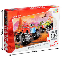 Пазл Невероятные машины, 104 элемента - Puzzle time фото 4