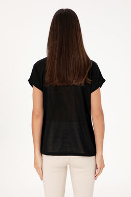 Kad_n Siyah Ti__rt Sepette S_rpriz _ndirim - U.s. polo assn фото 5