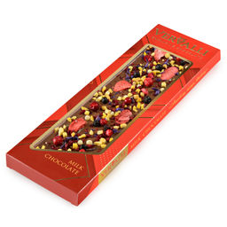 Шоколад молочный с украшением Клубника, манго, черника, 110 гр , ТМ VERVALLI - Chokodelika фото 3