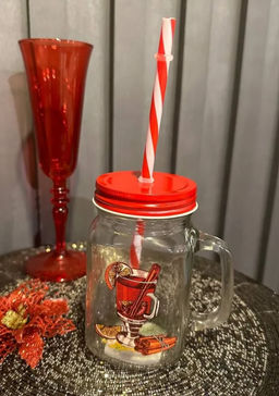 КРУЖКА ДЛЯ КОКТЕЙЛЕЙ 450 МЛ КОЛЛЕКЦИЯ НОВОГОДНИЙ КАЛЕЙДОСКОП 11*8,2*13,8 СМ - Lefard фото 4