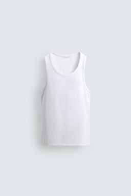 BASIC RIBBED TANK TOP - Zara фото 6