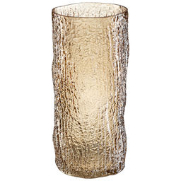 Ваза 14*14*31,5 см 3,9 л, коричневая, стекло