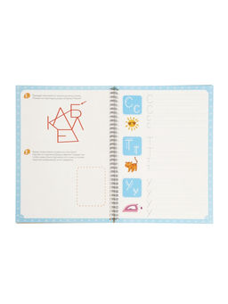 Прописи с углублениями и наклейками «Печатные буквы», 40 стр.