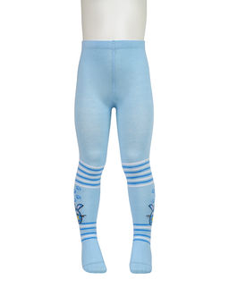 OMSA kids Collant 11P62-2 с рис. (кот и зайчик) - Blu Сhiaro