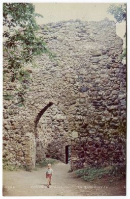 Открытка Сигулда Руины Сигулдского замка