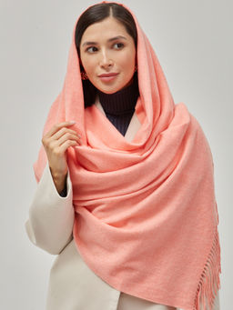 В составе шерсть и кашемир! теплый двусторонний палантин - Tantino фото 6