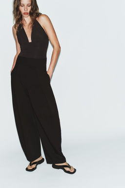 BALLOON PLEAT TROUSERS - Zara фото 8