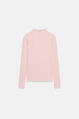 HIGH NECK T-SHIRT - Zara фото 4