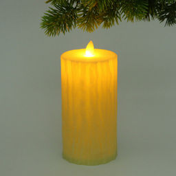 Цена за 4 шт. Сувенир с подсветкой "Свеча - Crystal" 7,5*15 см (работает от батареек 3 ААА)