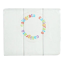 Полимерная глина Calligrata, 50 г, с эффектом камня, снежный мрамор, с блёстками, с перламутром