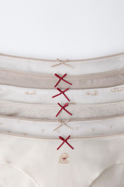 AGES 6-14 / SIX-PACK OF DOG PRINT BRIEFS - Zara фото 2