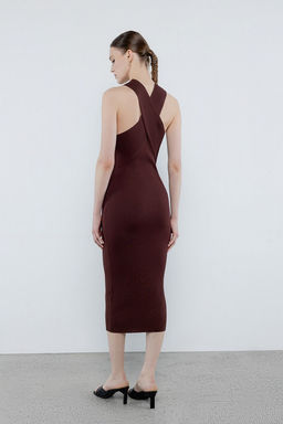 Платье баклажанового цвета - Incity фото 7