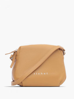 Женская кожаная сумка Richet 2848LN 258 Рыжий  фото 4