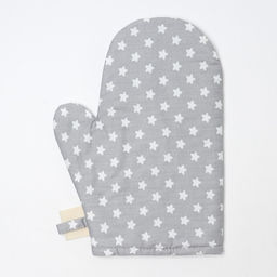 Варежка-прихватка Этель Звёзды 20х28 см, 80% хл, 20% пэ, сатин 110 г/м2  фото 3