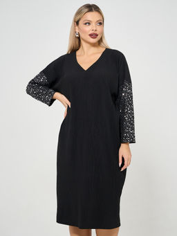 Платье 0050-10 чёрный - Dora фото 11