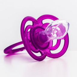 Цена за 2 шт. Соска - пустышка силиконовая ортодонтическая Крошка Я «Бантик», от 6 мес., с колпачком, фиолетовый