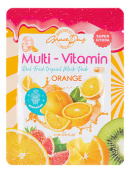 GraceDay Multi-Vitamin Orange Mask Pask, 27ml - Маска для лица с экстрактом апельсина