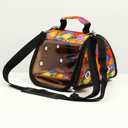 Сумка - переноска для животных Мини 25 х 21 х 16 см, микс цветов - Simaland фото 3