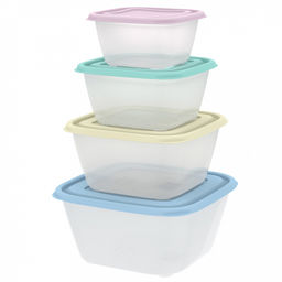 Контейнер для продуктов Прованс, набор 4 шт: 0,6л, 1л, 1,7л, 2,5л, полипропилен, подходит для СВЧ (Россия) - Домашняя мода фото 2