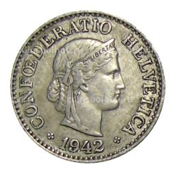 10 раппенов 1942 года Швейцария