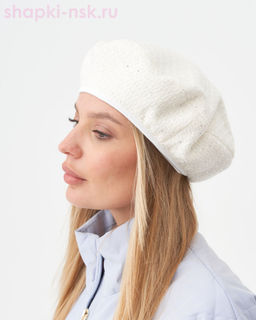 Диор 3 ткань Шанель пайетки Берет (56-58)