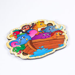 Пазлы деревянные «Ковчег», 10 деталей, 19.5×14.5 см